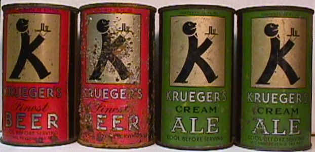 Two brands were sold, Krueger's Finest Beer and Krueger's Cream Ale.